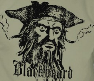 Caribea Blackbeard The Pirate Graphic Design